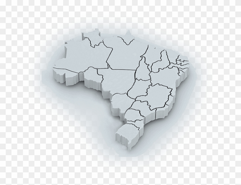 Mapa do Brasil 3D HD